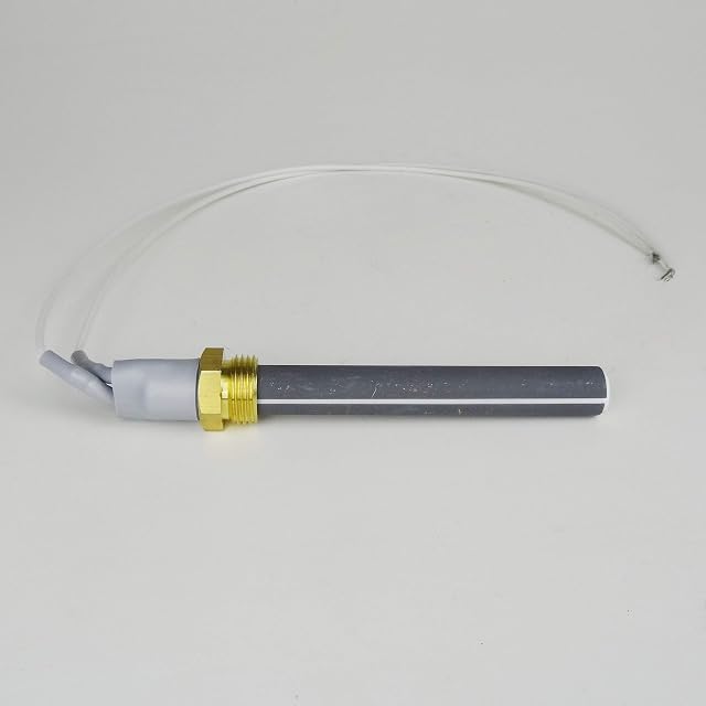 Ein Keramik-Glühzünder von 11,5 Millimetern Durchmesser mit 89 Millimetern Einbaulänge und 35 Zentimetern Kabel